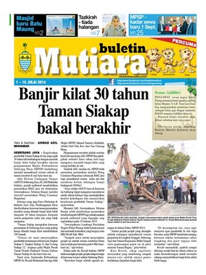 cover image of Buletin Mutiara 1-15 Jul 2014
